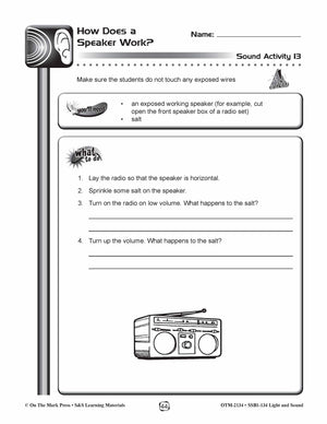 Sound Machines Lesson & Experiment Gr. 4-6