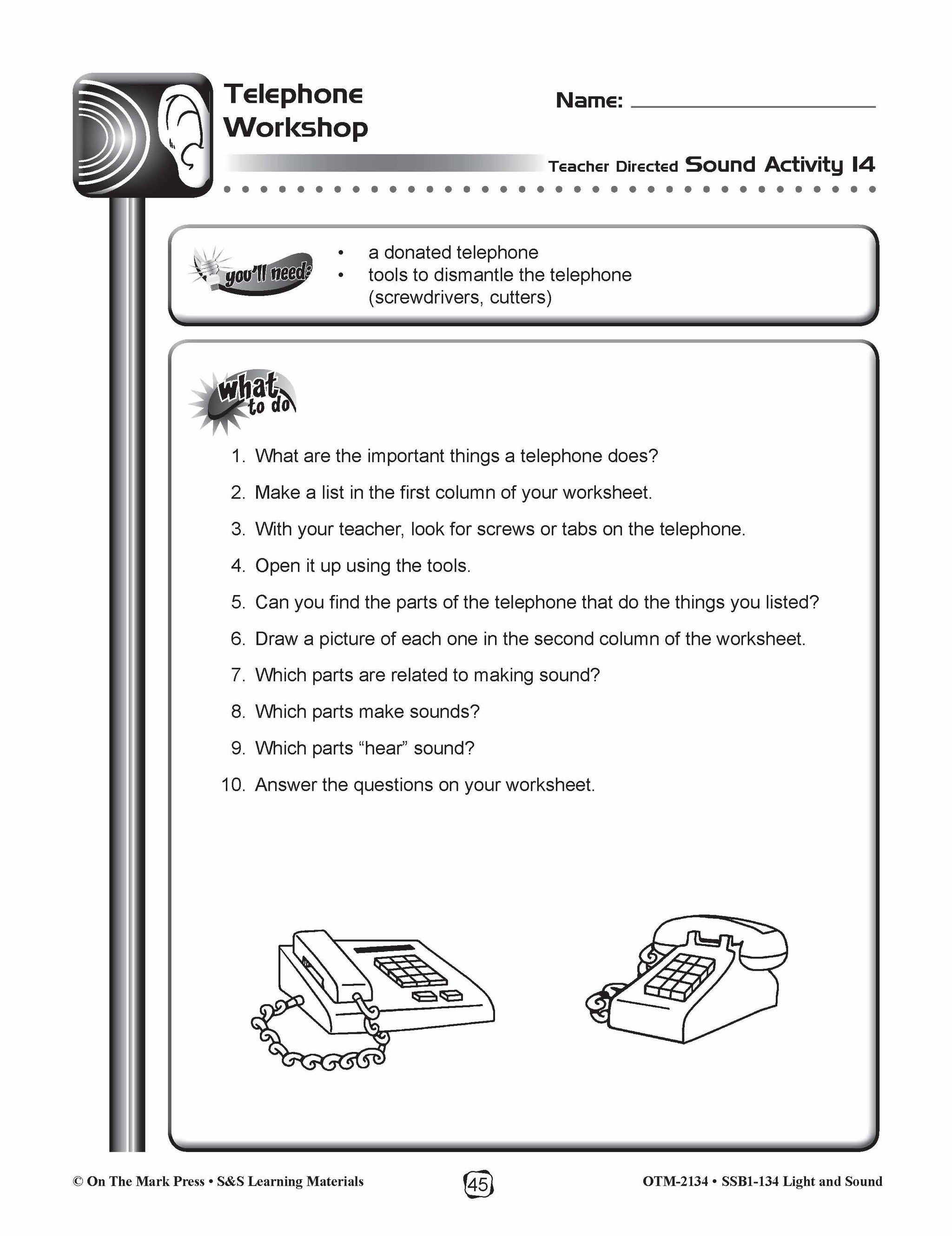 Sound Machines Lesson & Experiment Gr. 4-6