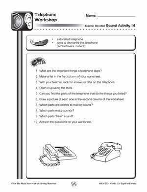 Sound Machines Lesson & Experiment Gr. 4-6