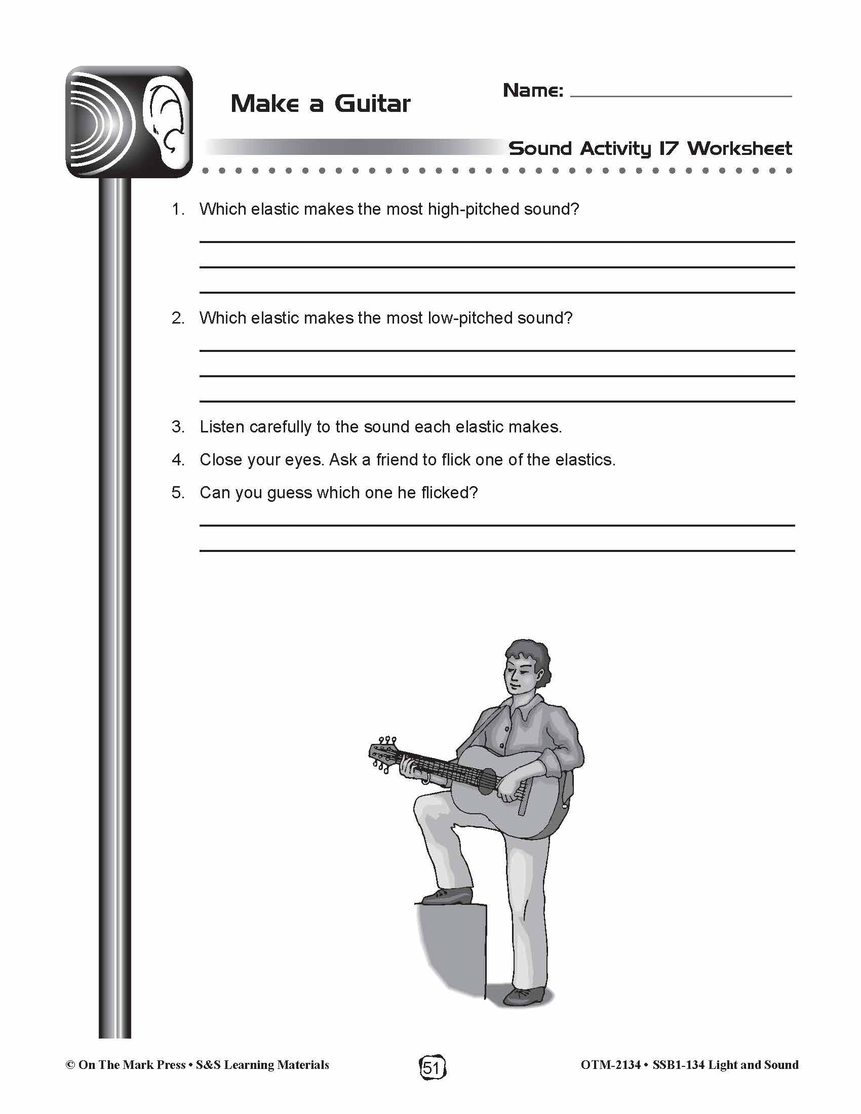 Sound Machines Lesson & Experiment Gr. 4-6