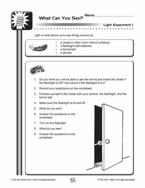 What is Light? Lesson & Experiment Gr. 4-6