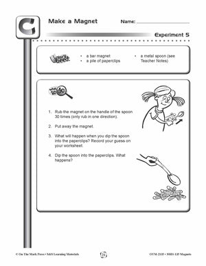 Temporary and Permanent Magnets Lesson Plan Grades 4-6