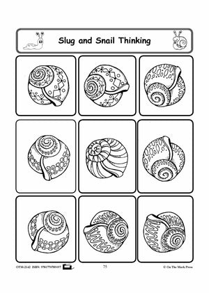 Slugs & Snails Visual Discrimination Activities Grades 1-3