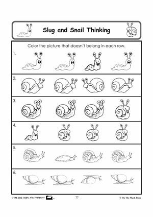 Slugs & Snails Visual Discrimination Activities Grades 1-3