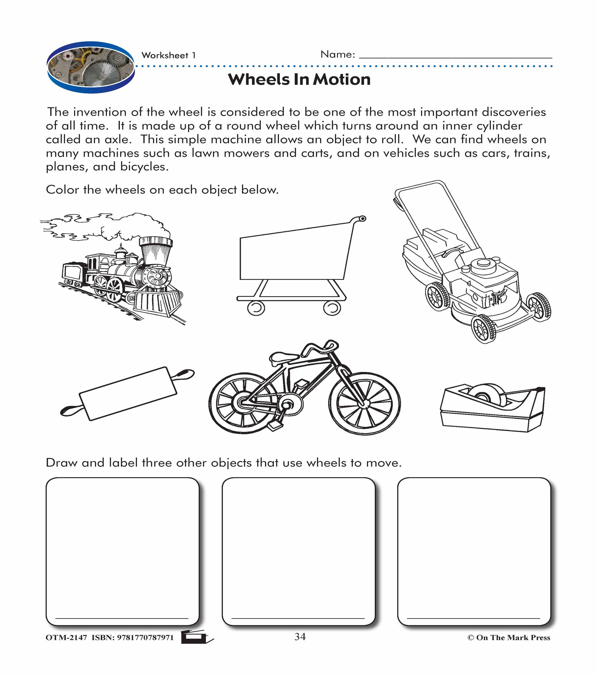 Wheels In Motion Lesson Plan Grade 4