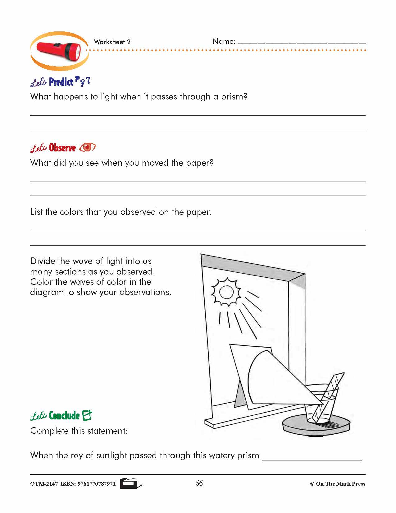The Colors of Light Lesson Plan Grade 4