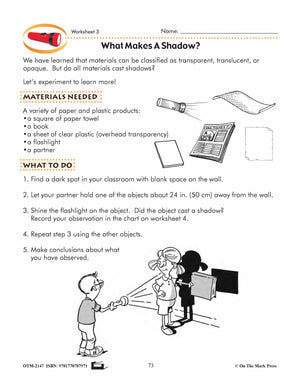 Casting Shadows Lesson Plan Grade 4