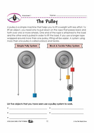 Pulley, Wheel & Axel (Simple Machines - Part Three) Grade 5 Lesson with Experiments