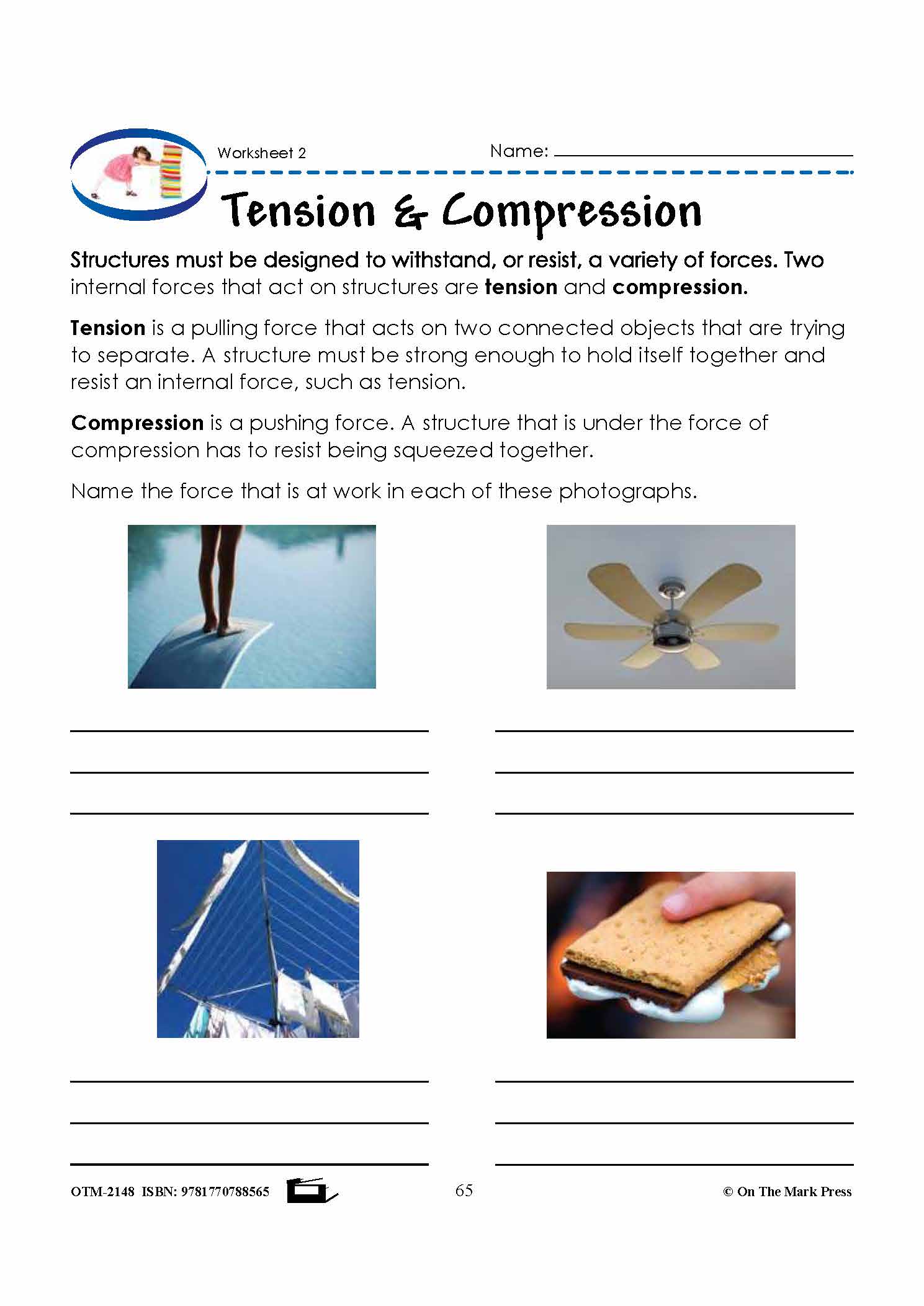 Forces on Structures Grade 5 Lesson with Experiments