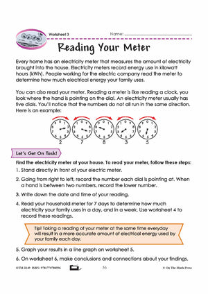 Electrical Usage Grade 6 Lesson with Experiments