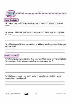 Electrical Usage Grade 6 Lesson with Experiments