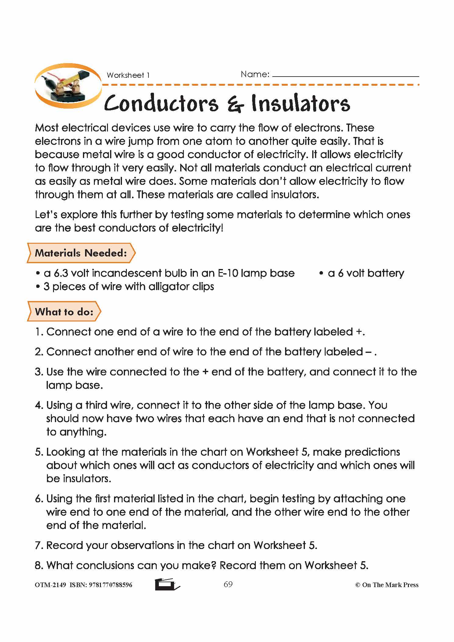 Electrical Current Grade 6 Lesson with Experiments