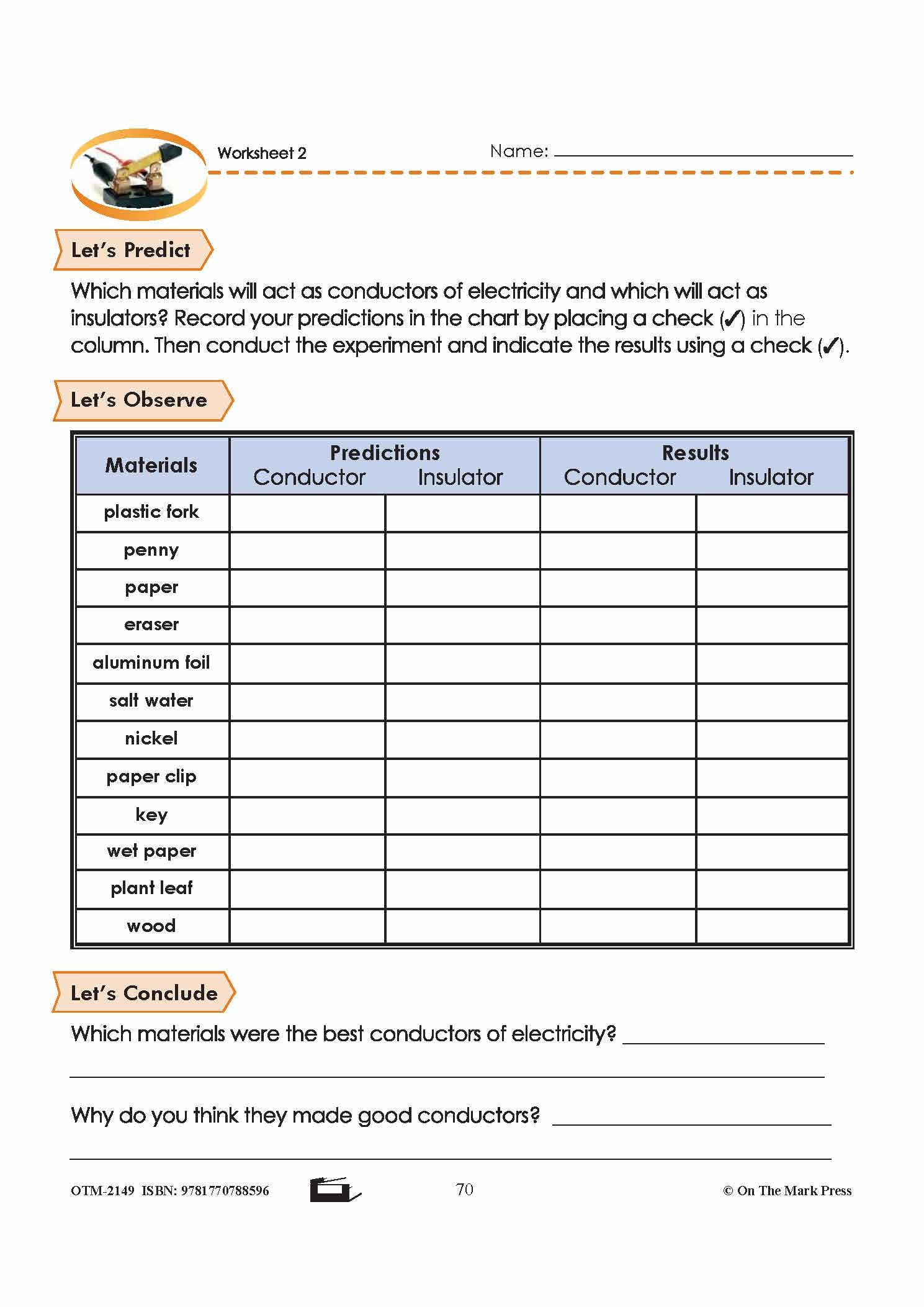 Electrical Current Grade 6 Lesson with Experiments