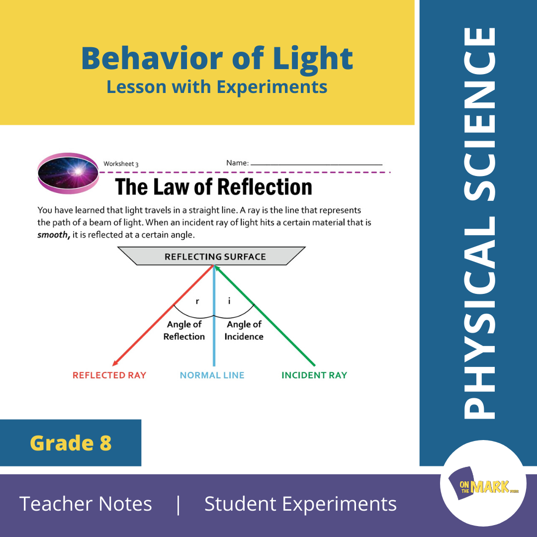 Behavior of Light Grade 8 Lesson with Experiments