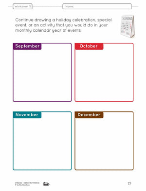 A Year at a Glance Lesson Plan and Student Worksheets Grade 1