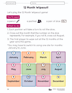 A Year at a Glance Lesson Plan and Student Worksheets Grade 1