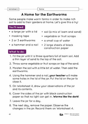 At Work in the Soil Lesson Plan Grade 3