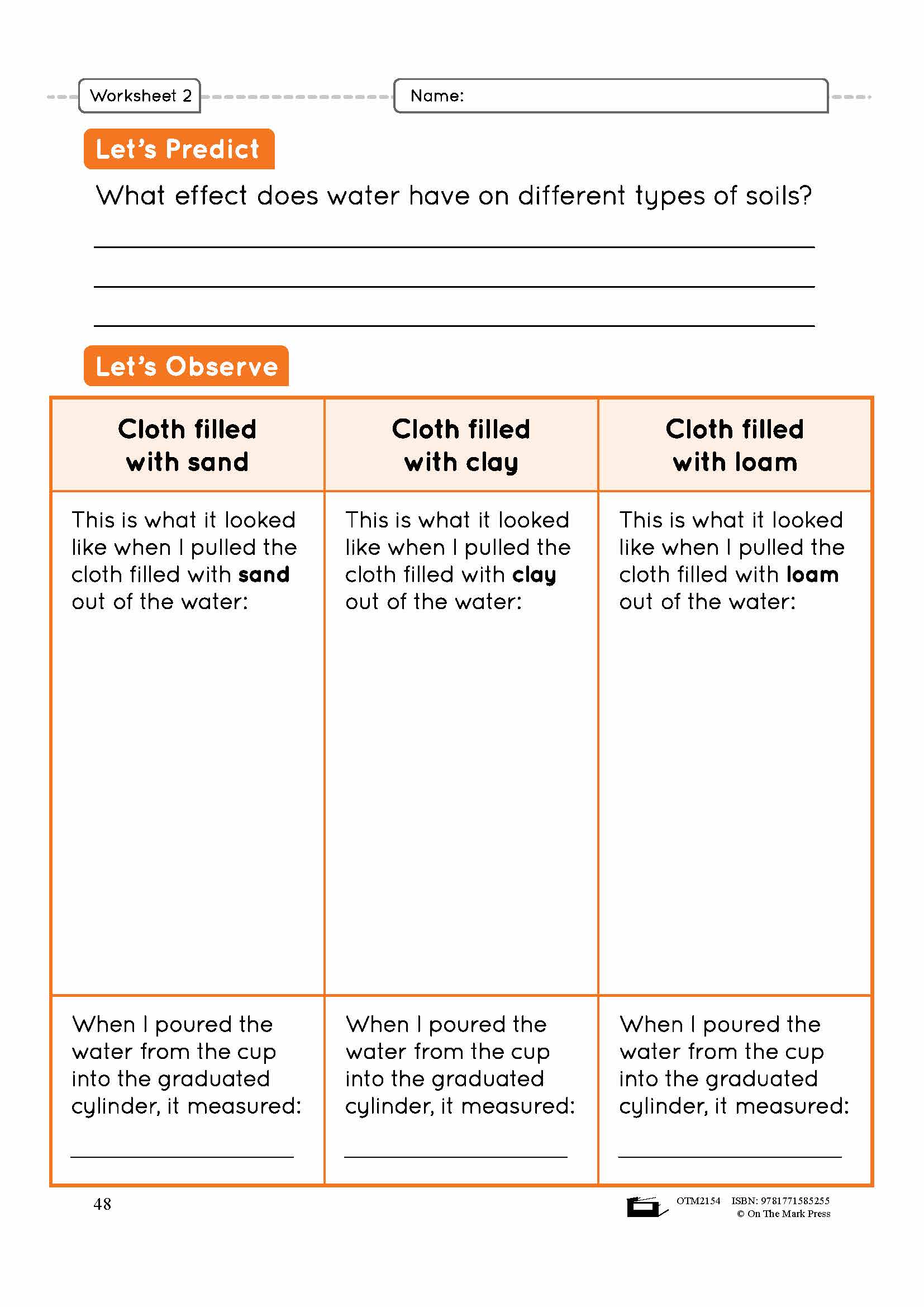 Erosion Lesson Plan Grade 3