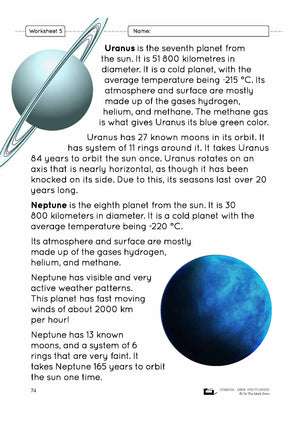 Our Solar System Lesson Plan Grade 3