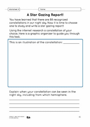 Constellations Lesson Plan Grade 3