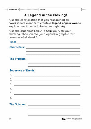 Constellations Lesson Plan Grade 3