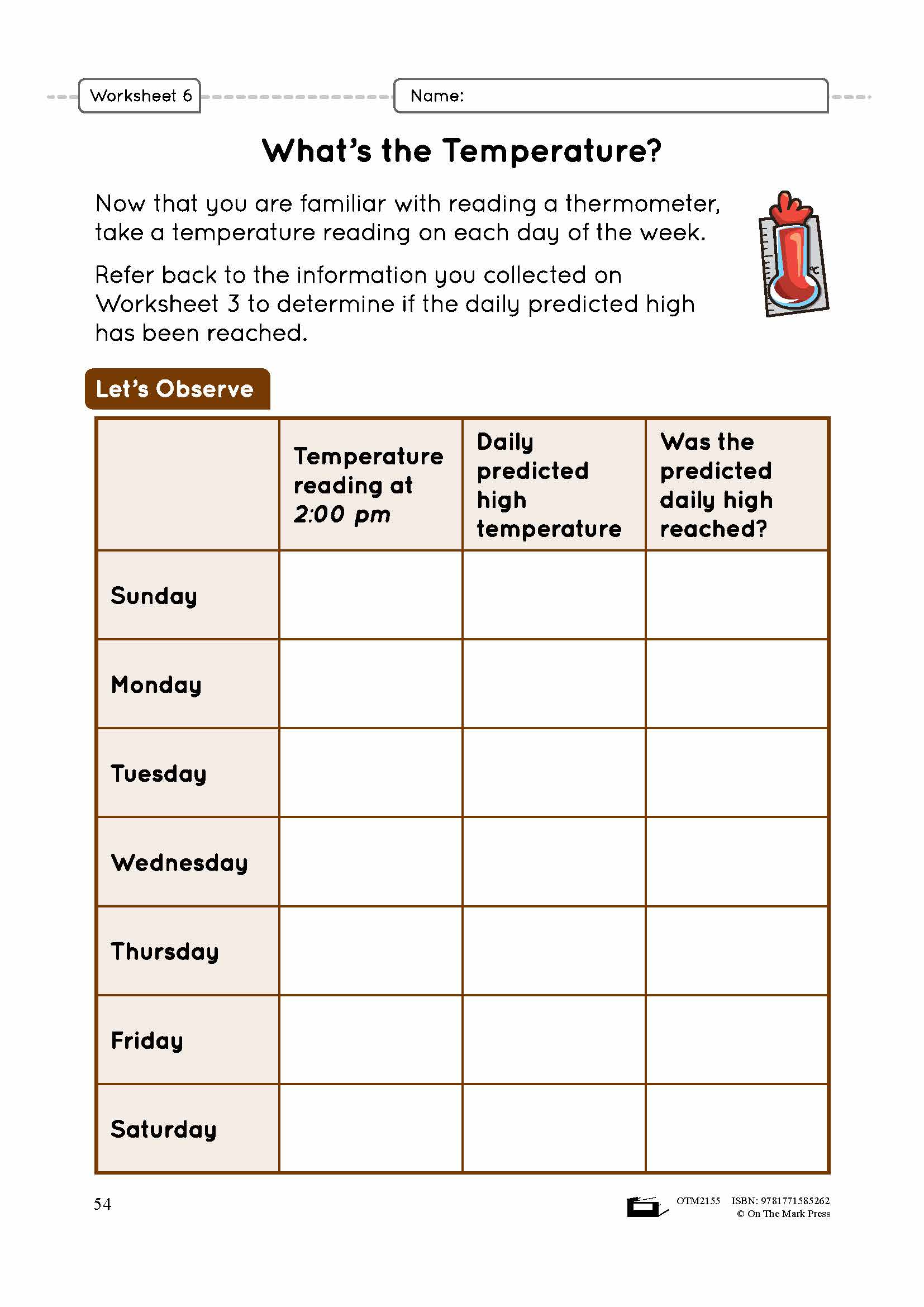 Weather Patterns Grade 4 Lesson Plan