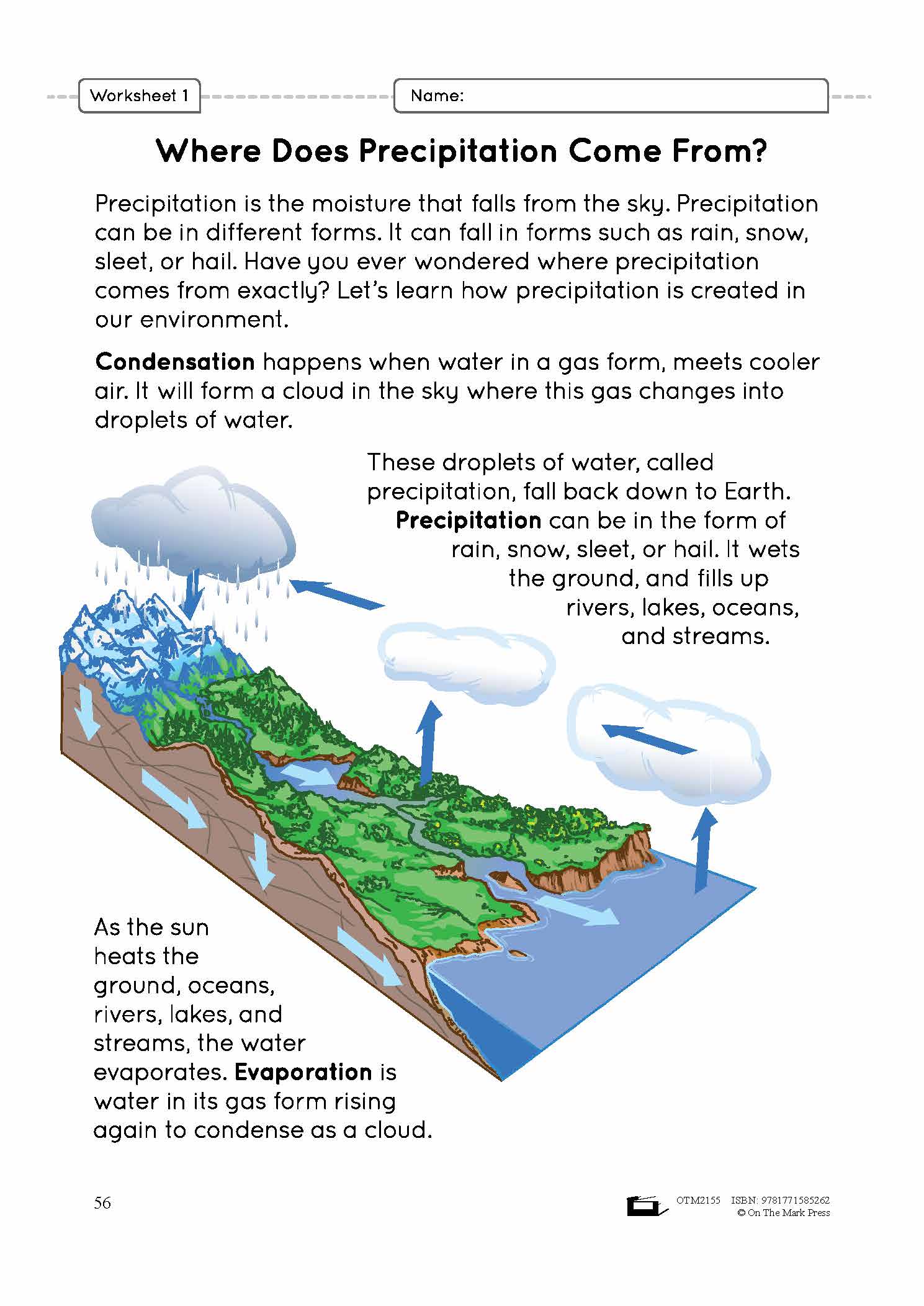 Precipitation Grade 4 Lesson Plan