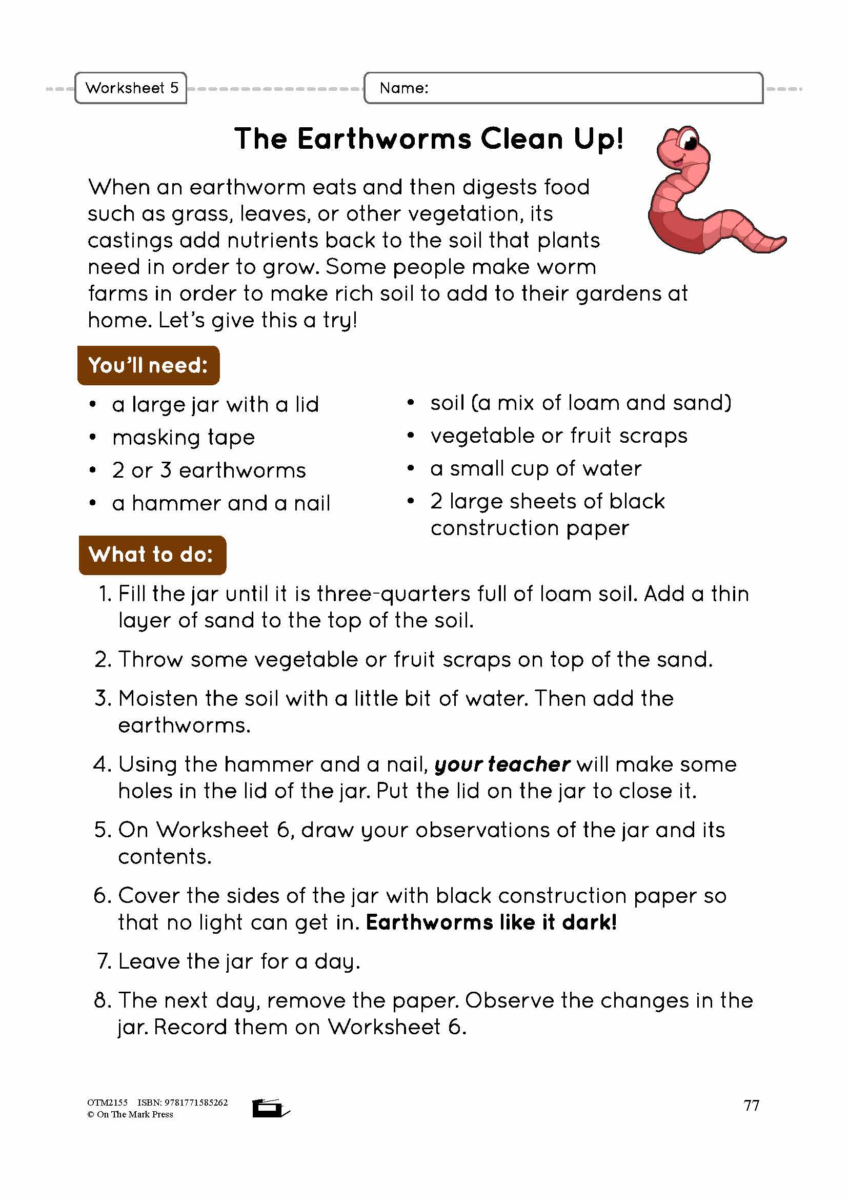 Waste Grade 4 Lesson Plan