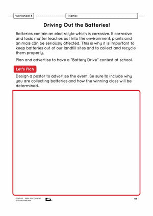 Reduce, Reuse, Recycle!  Grade 4 Lesson Plan
