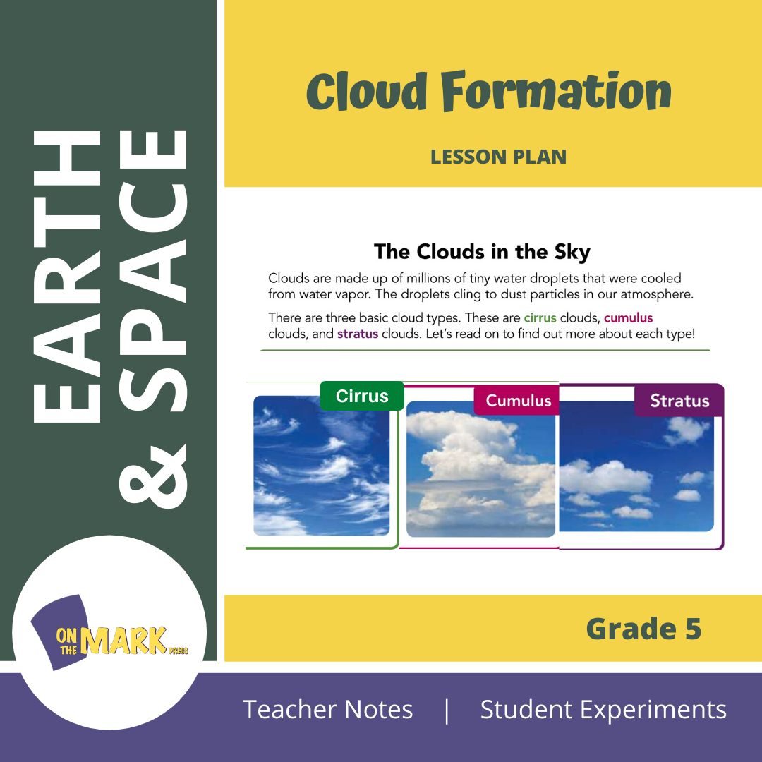 Cloud Formation Grade 5 Lesson Plan