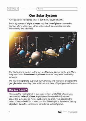 Our Solar System Grade 6 Lesson Plan
