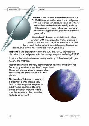 Our Solar System Grade 6 Lesson Plan