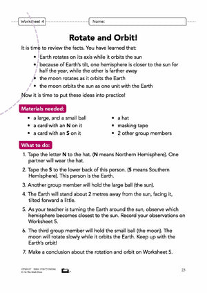 The View From Earth Grade 6 Lesson Plan