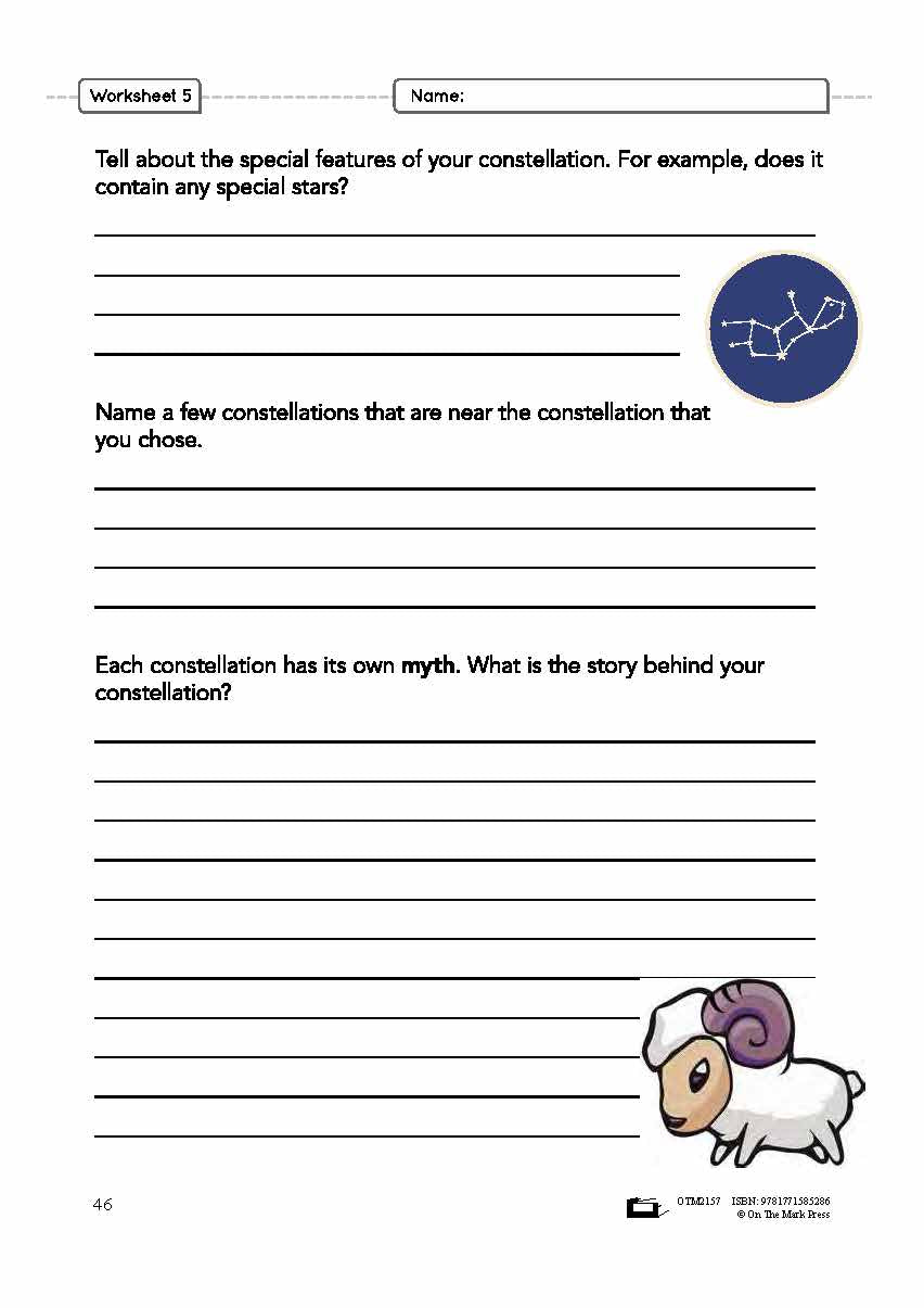 Constellations Grade 6 Lesson Plan
