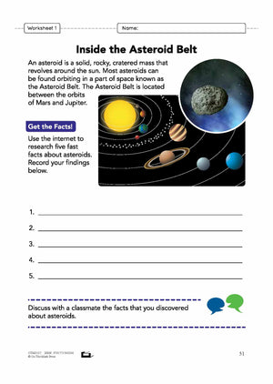 Asteroids, Comets, and Meteoroids Grade 6 Lesson Plan