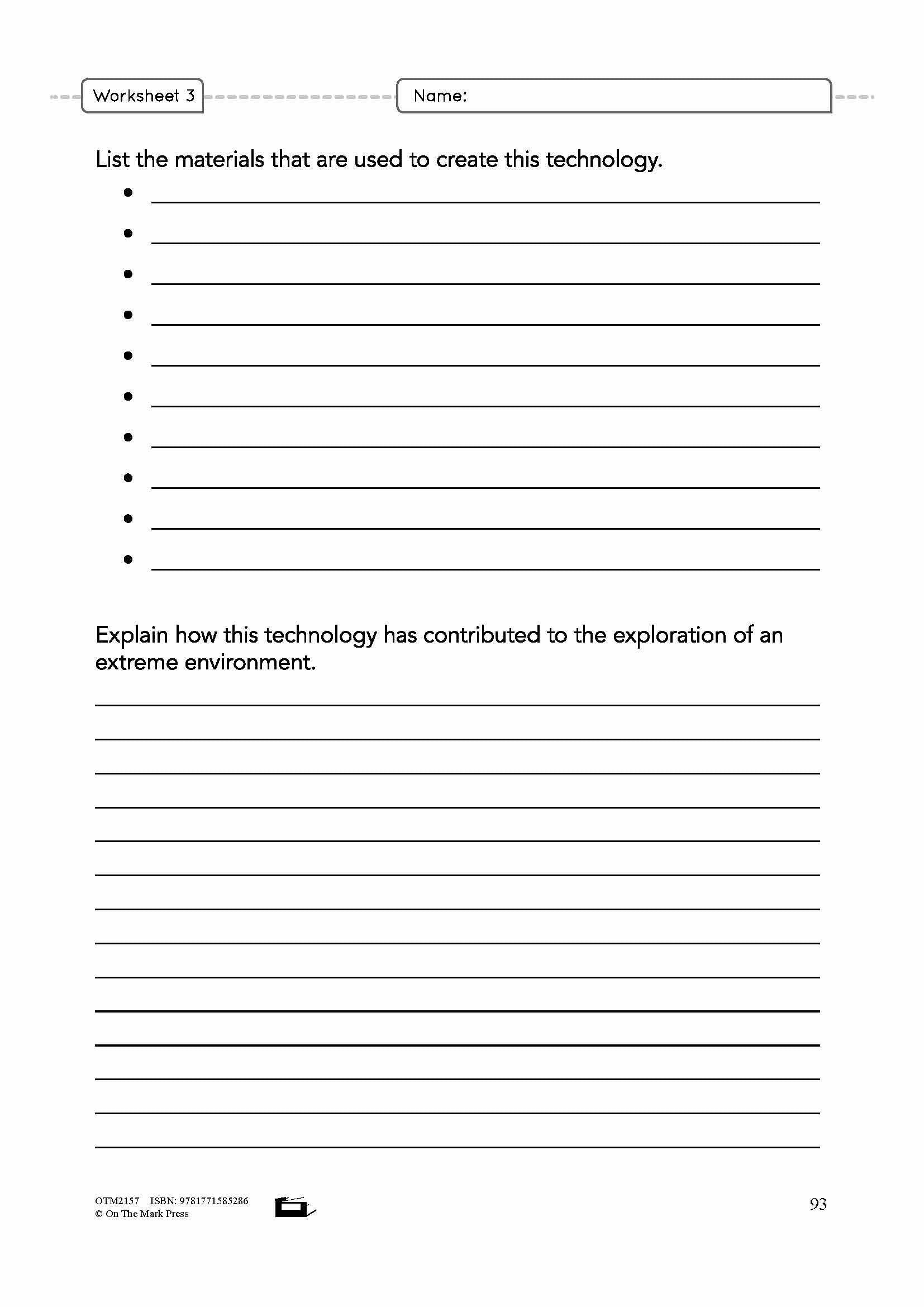 Aboriginal Contributions Grade 6 Lesson Plan