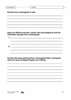 Earthquakes Grade 7 Lesson Plan