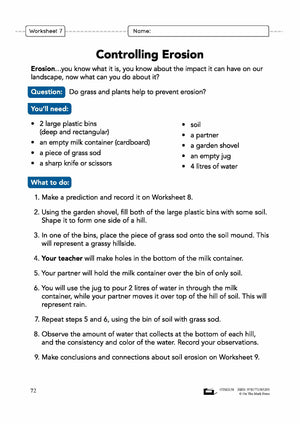 Erosion Grade 7 Lesson Plan