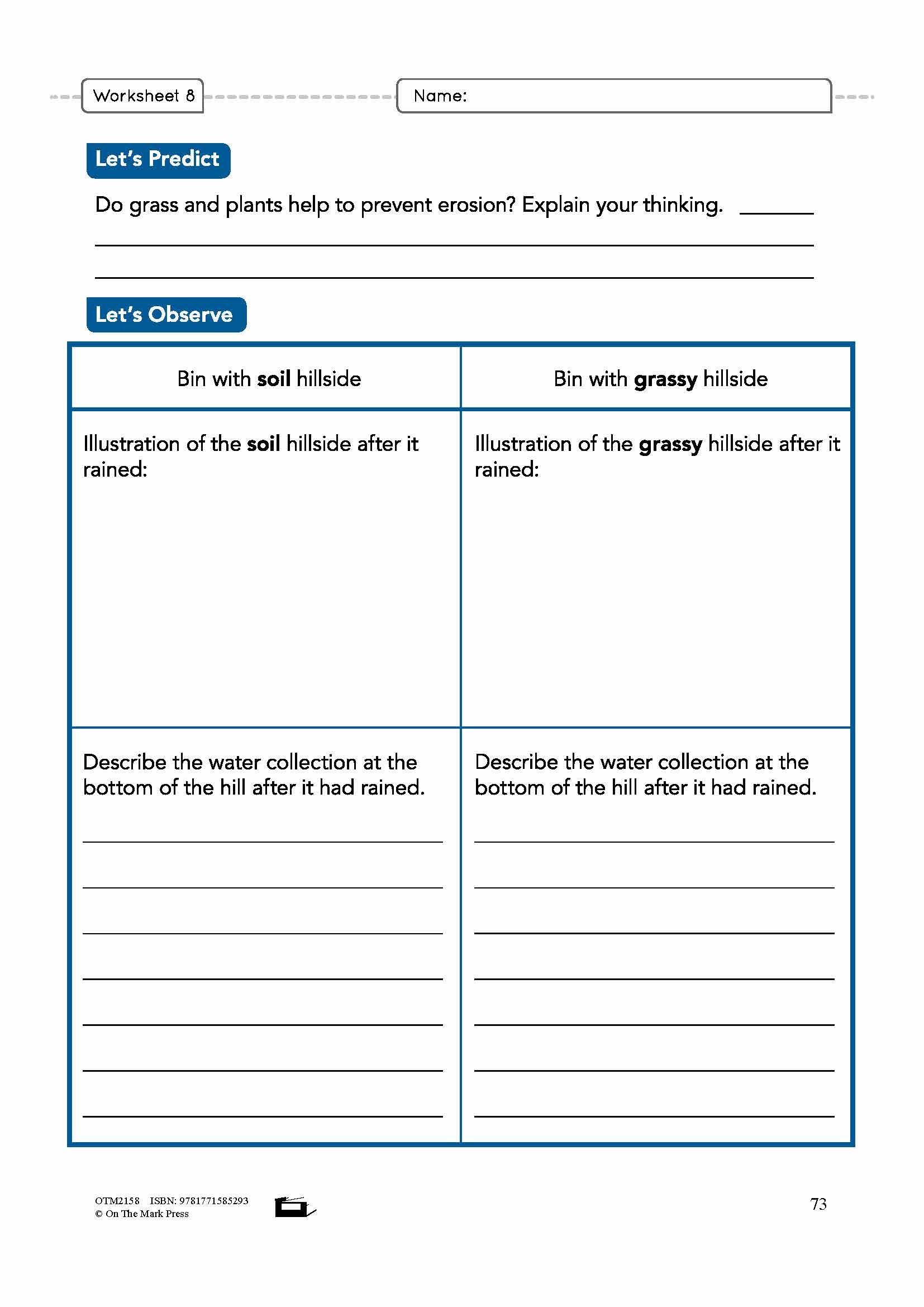 Erosion Grade 7 Lesson Plan