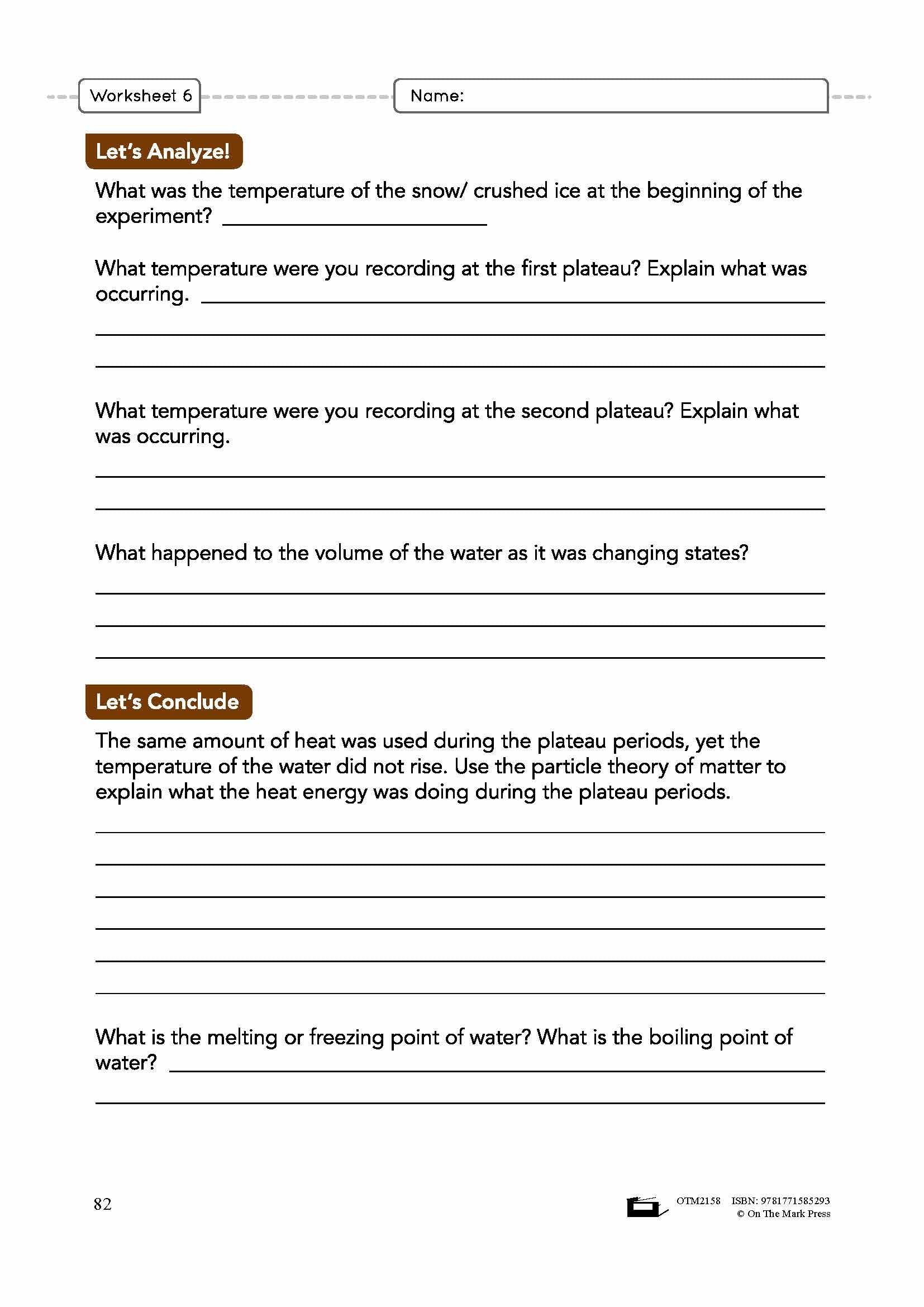 Temperature Change Grade 7 Lesson Plan