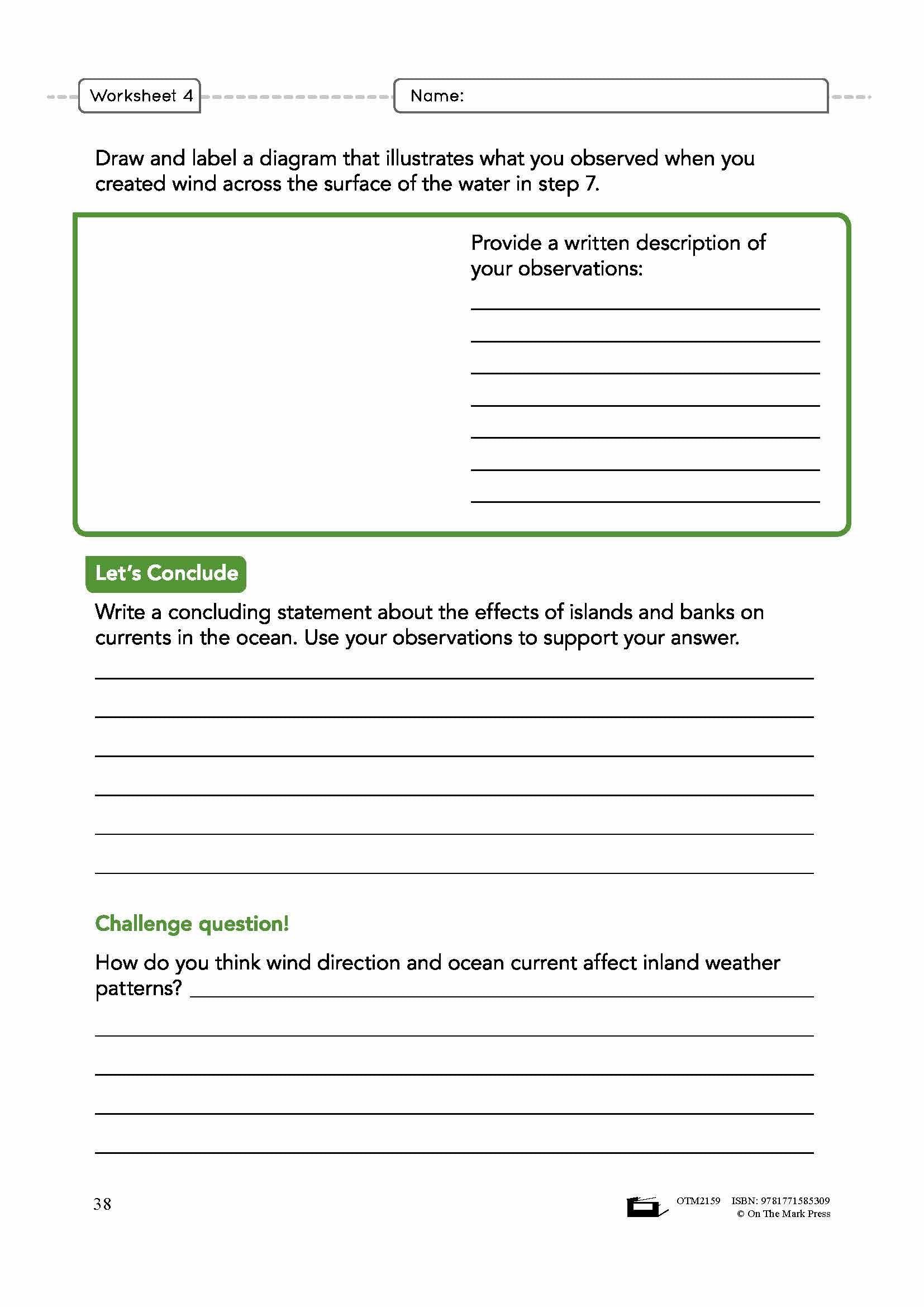 Effects on the Water  Grade 8 Lesson Plan