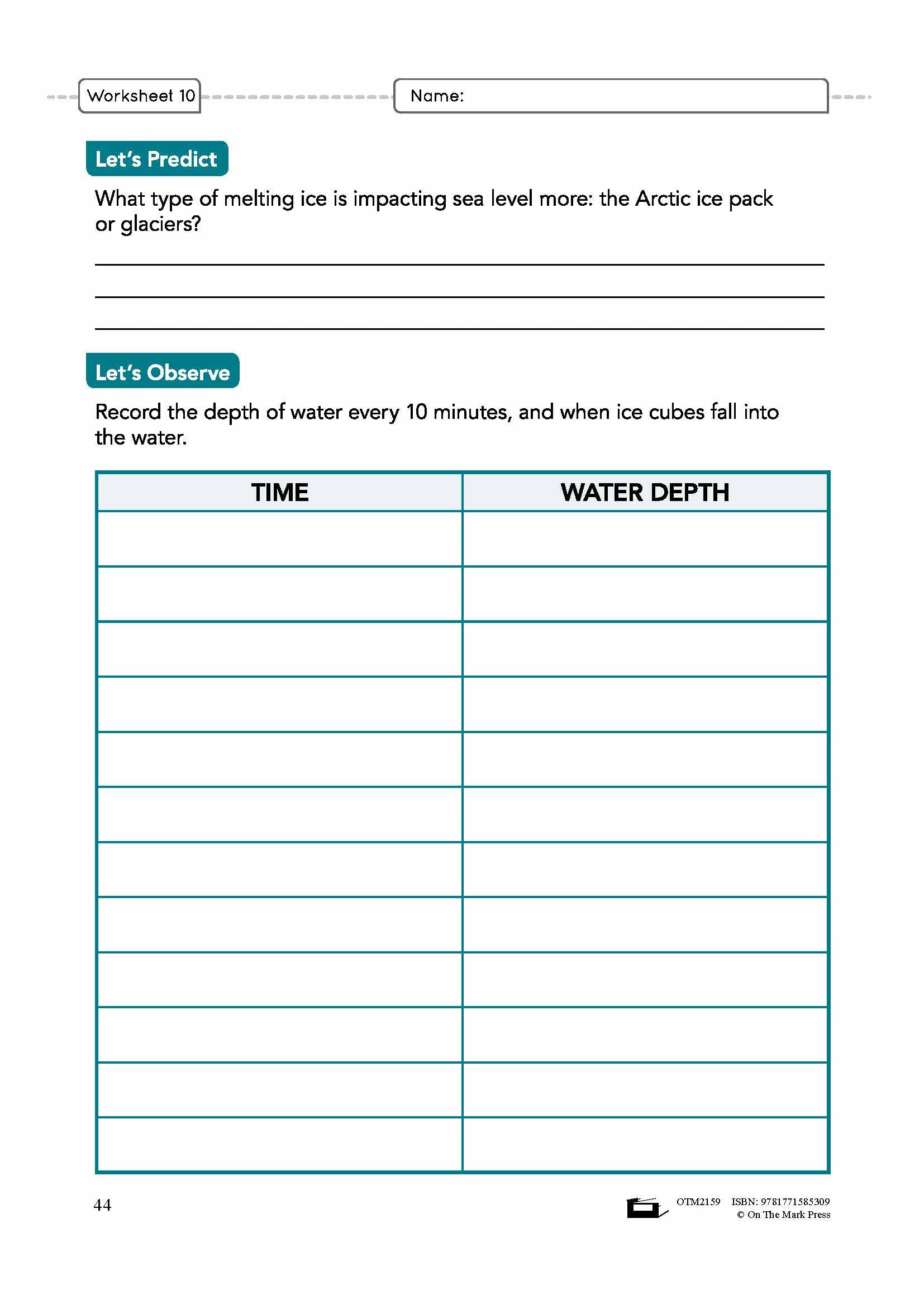 Effects on the Water  Grade 8 Lesson Plan
