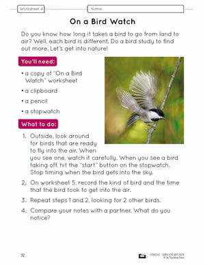 Birds Lesson and Worksheets Gr 2 - Physical Characteristics; Flight; Behavior