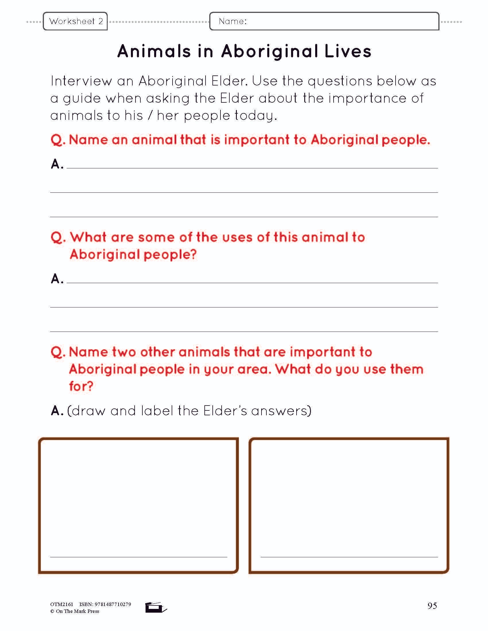 An Aboriginal Connection Grade 2