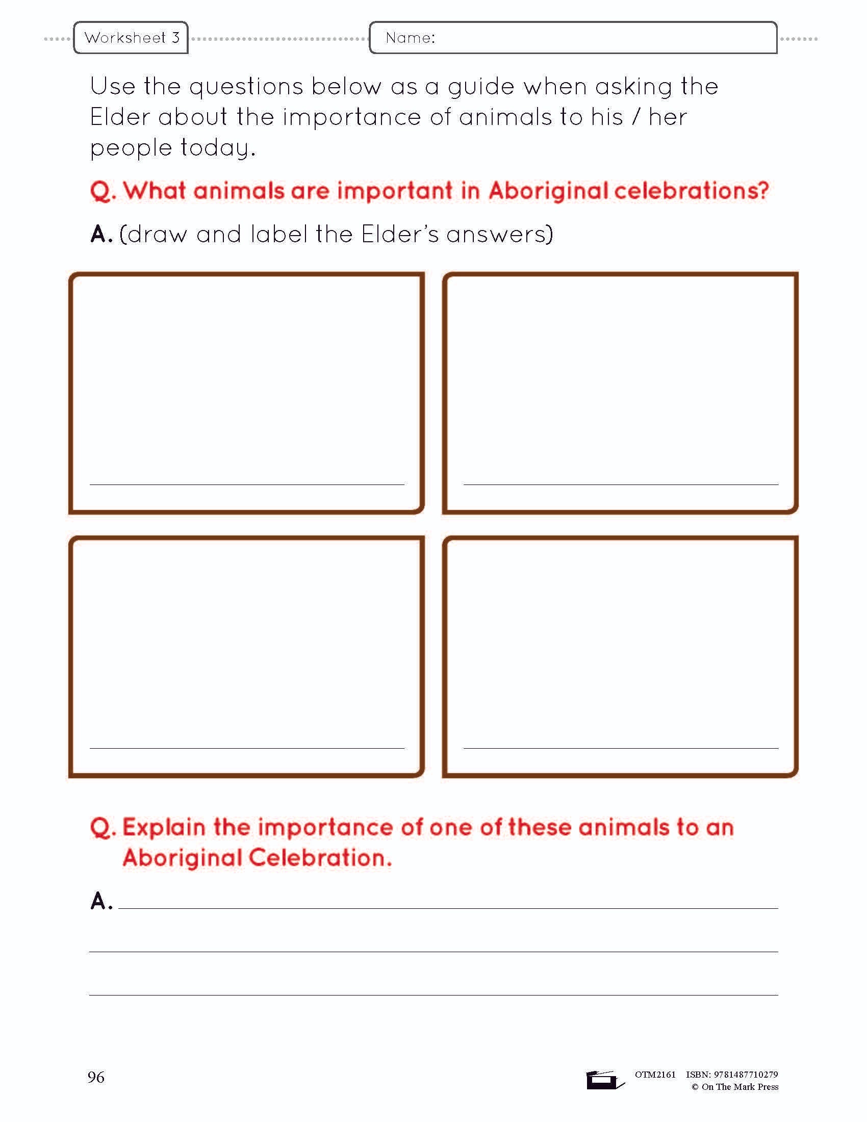 An Aboriginal Connection Grade 2