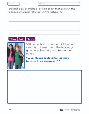 Balance in the Natural World Lesson Plan and Student Worksheets Grade 4