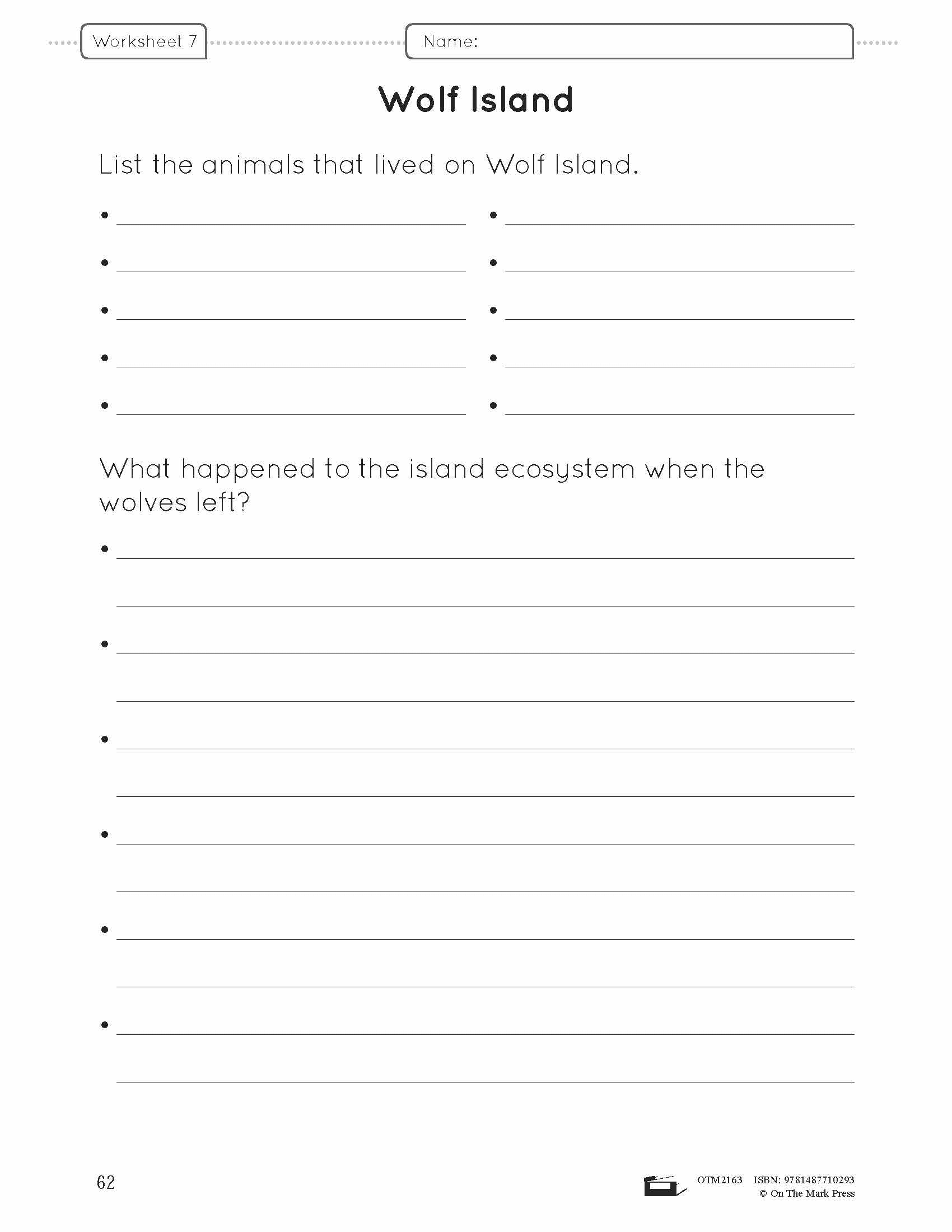 Balance in the Natural World Lesson Plan and Student Worksheets Grade 4