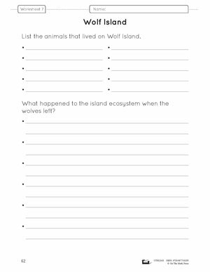 Balance in the Natural World Lesson Plan and Student Worksheets Grade 4