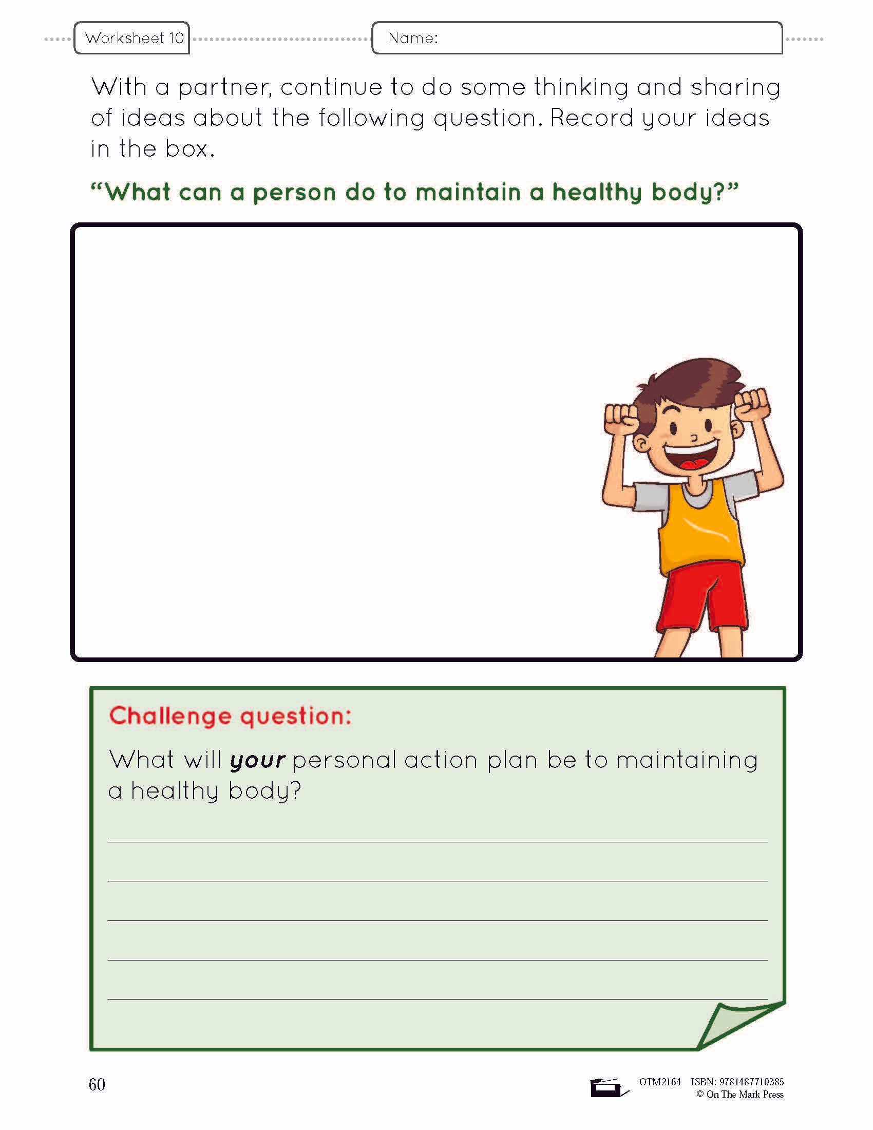 Body Systems Lesson & Worksheets e-Lesson Plan Grade 5