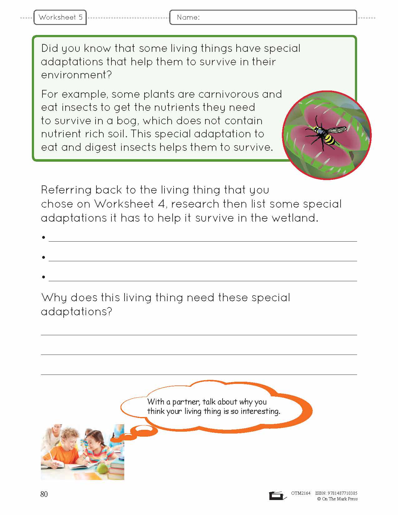 Wetlands e-Lesson Plan Grade 5